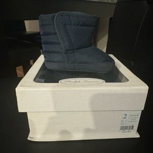 Ralph Lauren polo infant booties size 2C